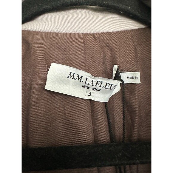 MM Lafleur The Yiyan Blazer Wool Twill Light Lilac Purple One Button Women 4 NEW - Picture 4 of 12